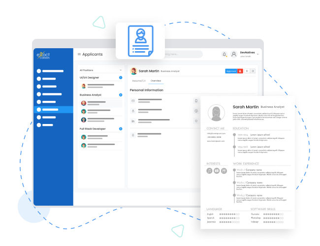 Resume Parsing with ExactCareers